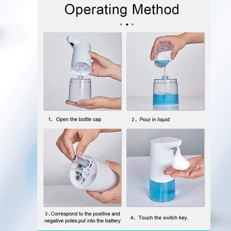 Automatic Touchless Foam Soap Dispenser with Induction Technology